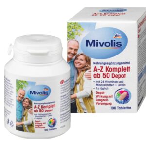 مكمل غذائي متكمل لمن تجاوزوا سن الخمسين من ميفولس (100 قرص)